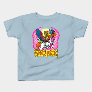 She-Rex: Prehistoric Princess of Power Kids T-Shirt